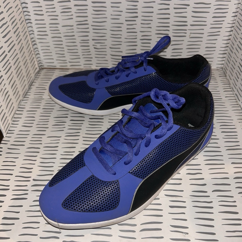Puma Womens Modern Soleil Trainers Blue Black Athletic Sneakers Sz 8.5 Techwear